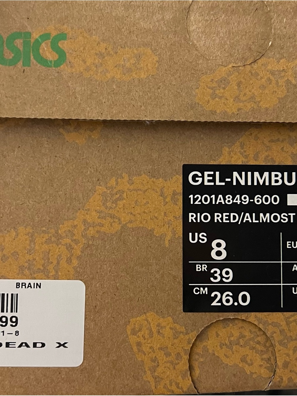 Brain Dead by ASICS Gel-Nimbus 9 Performance Sneaker - Picture 5 of 7